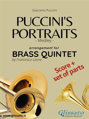 cover image of Puccini's Portraits--Brass Quintet score & parts